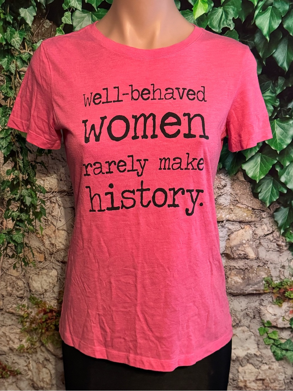 Well-Behaved Women Hot Pink Graphic Tee